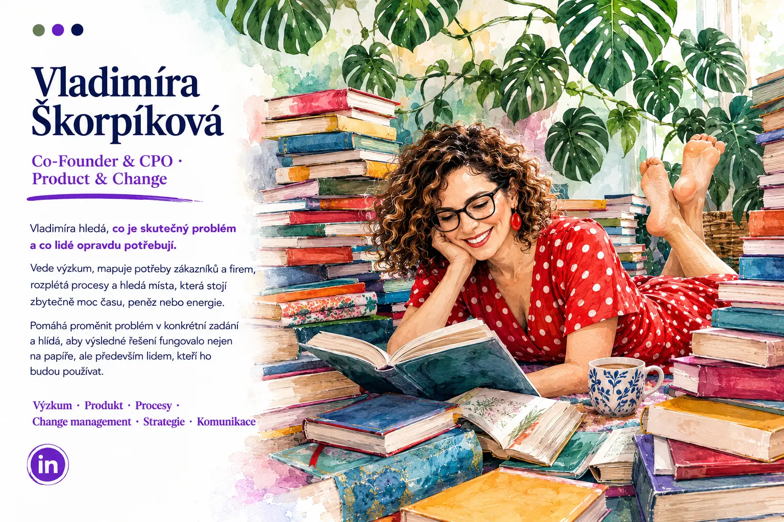 Vladimíra Škorpíková, Co-Founder & CPO, Product & Change.